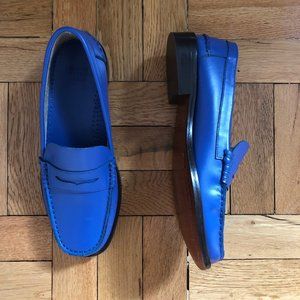 MNZ NIB Cobalt Blue Penny Loafer Size 40